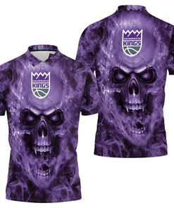Sacramento Kings Nba Fans Skull 3D T-shirt Blender