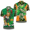 Saint Patricks Day Firefighter Fan 3D All Over Print Polo Shirt with Athleisure Design