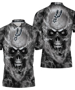 San Antonio Spurs Nba Fans Skull 3D T-shirt Birthday