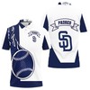 San Diego Padres Athleisure Design 3D All Over Print Polo Shirt with Breathable Fabric