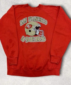 San Francisco 49Ers Pullover TshirHoodie Crewneck Sweatshirt Reprinted Gifts for NFL Fans