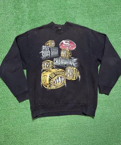 San Francisco 49Ers Super Bowl Champions Sweatshirt T-shirt Ideal Gift for NFL Fans
