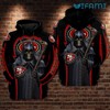 San Francisco 49ers Death All Over Print Hoodie with Holding Logo