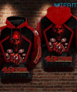San Francisco 49ers Death Playing Logos All Over Print Hoodie