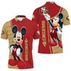 San Francisco 49ers Fan 3D All Over Print Polo Shirt with Athleisure Design and 3D Printed Polo Shirts