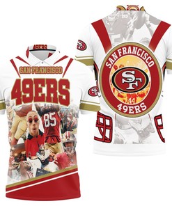 San Francisco 49ers Fans Unite with This Athleisure All Over Print Polo Shirt