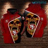 San Francisco 49ers Holding Logo All Over Print Hoodie with Skull