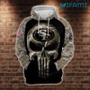 San Francisco 49ers Hoodie 3D All-Over Print Camo Punisher Skull Gift