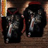 San Francisco 49ers Hoodie 3D All-Over Print Death Skull SF Gift