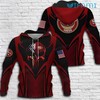 San Francisco 49ers Hoodie 3D All-Over Print Punisher Skull USA Flag Gift
