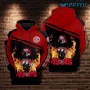 San Francisco 49ers Hoodie 3D All-Over Print Skull Fire Logo Gift