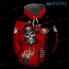 San Francisco 49ers King Skull Eagle All Over Print Hoodies