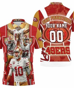 San Francisco 49ers: NFC Division Champions! Order your Personalized 3D All Over Print Polo Shirt now.