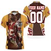 San Francisco 49ers Players Personalized 3D All Over Print Polo Shirt with Breathable Fabric