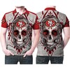 San Francisco 49ers Sugar Skull 3D All Over Print Polo Shirt with Personalized Polo T-shirt