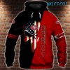 San Francisco 49ers USA Flag Punisher Skull All Over Print Hoodie