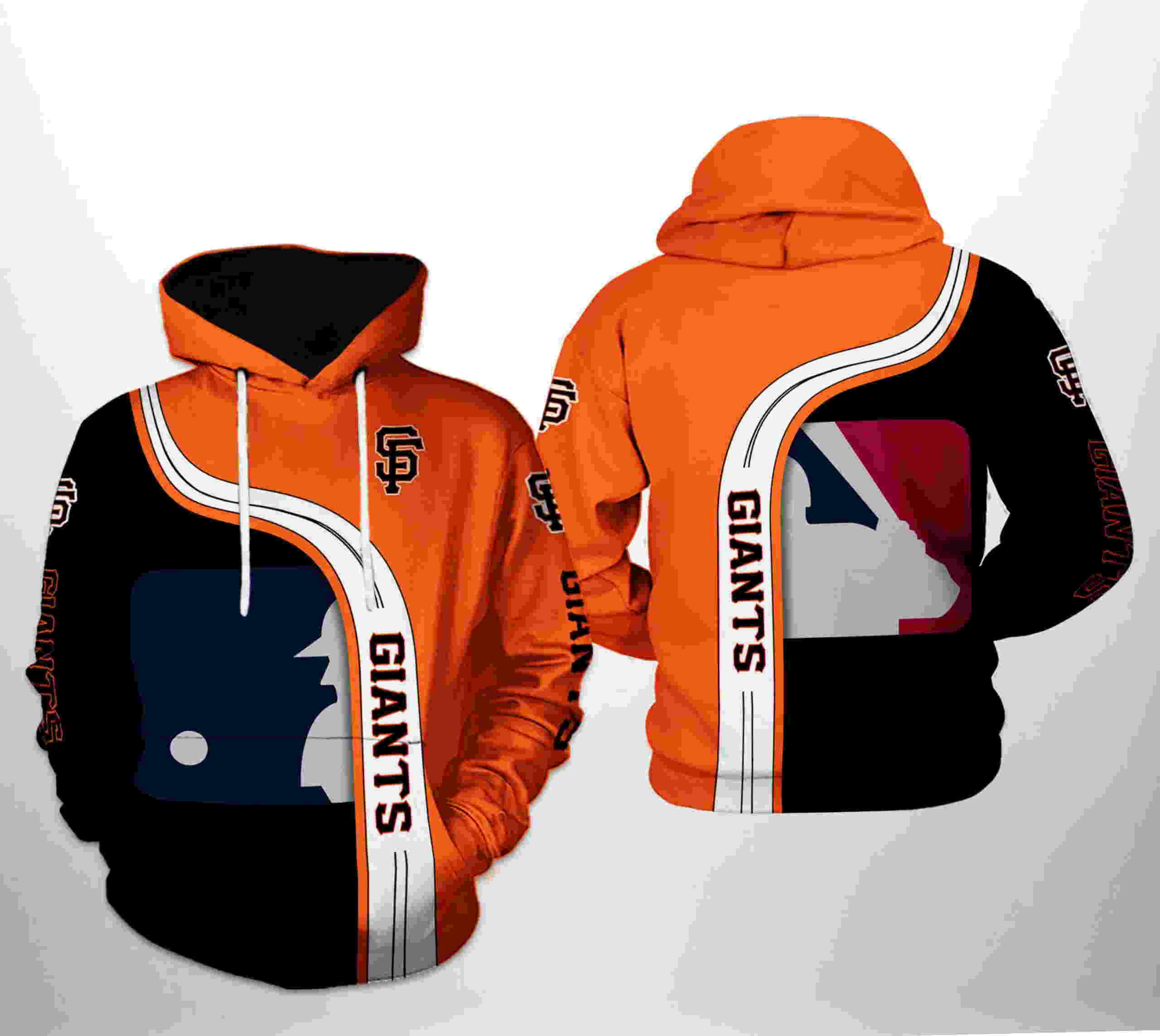 San Francisco Giants All Over Print MLB Team 3D Hoodie