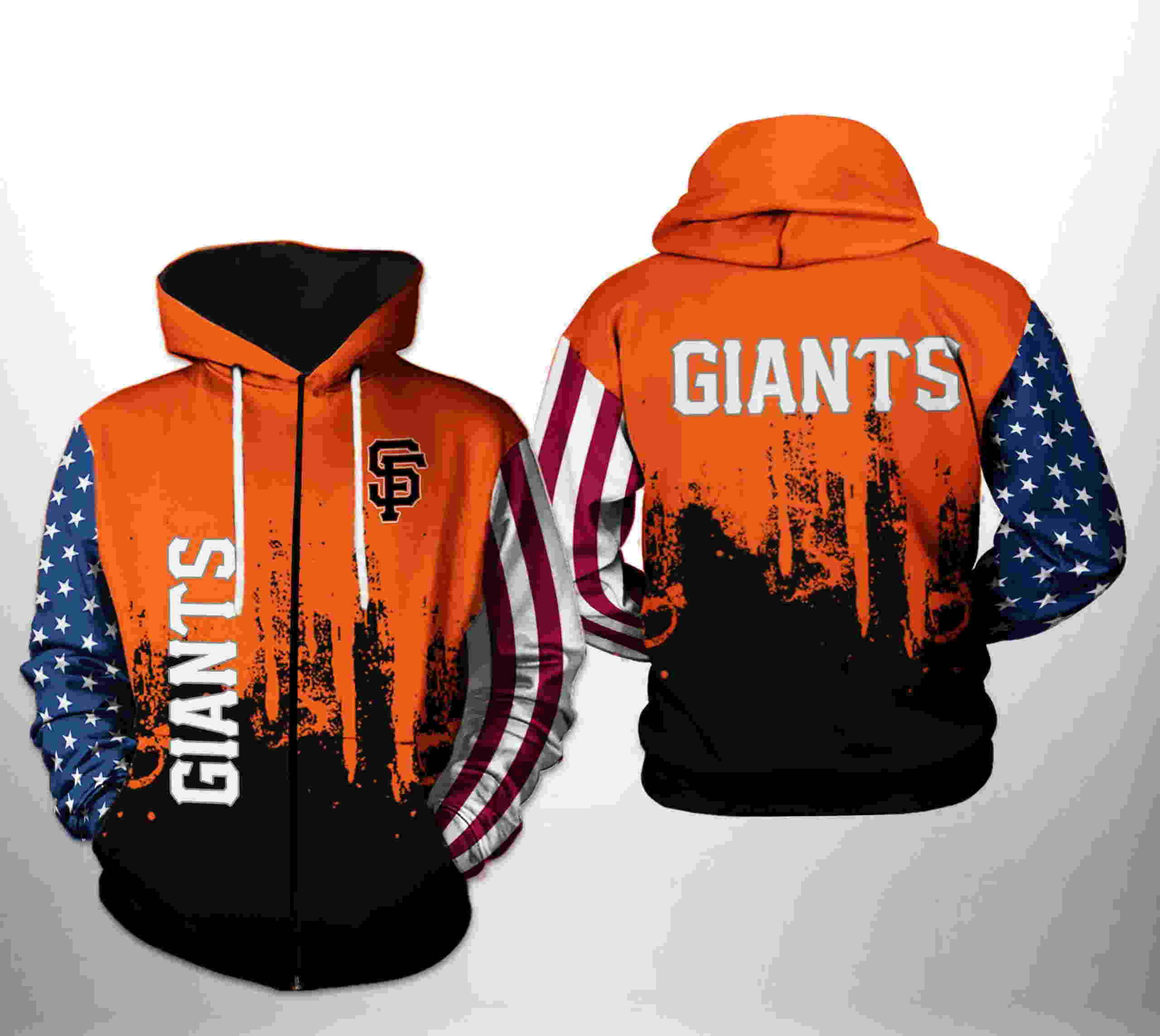 San Francisco Giants All Over Print MLB Team US 3D Hoodie