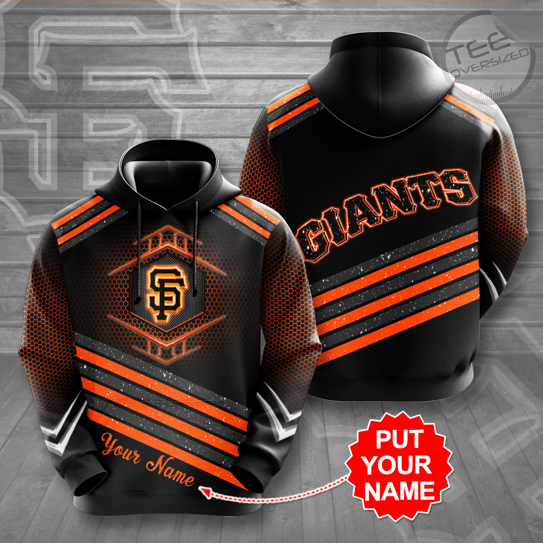 San Francisco Giants Hoodie with Unique All Over Print 3D Design