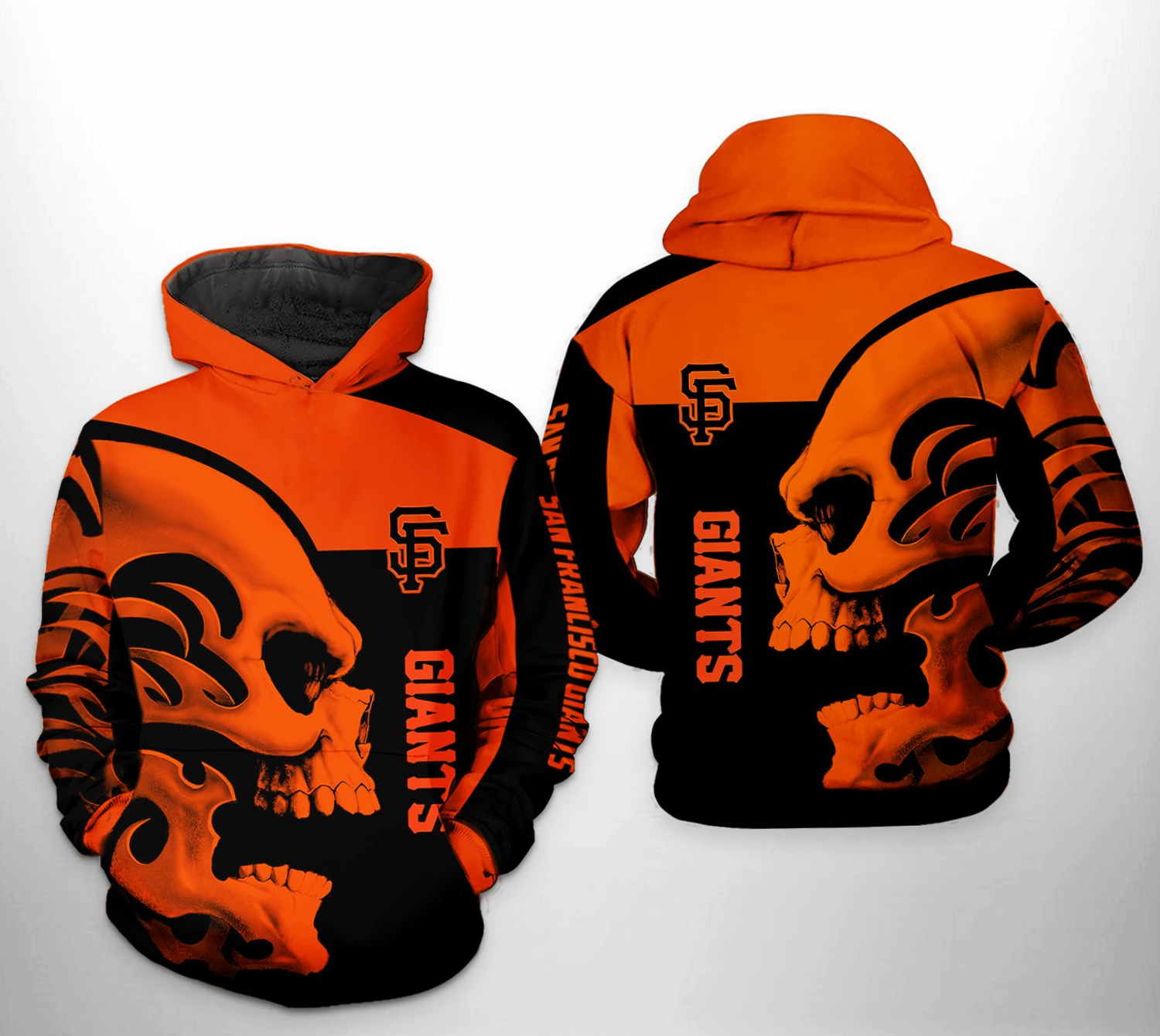 San Francisco Giants MLB All Over Print Zip Up Hoodie