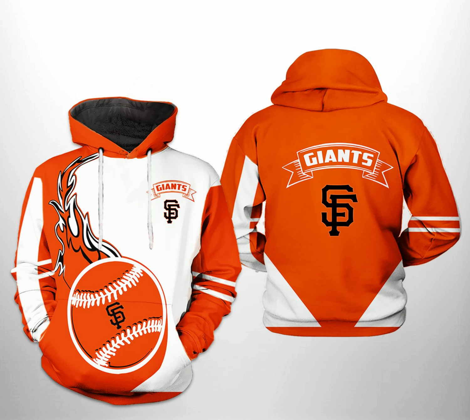 San Francisco Giants MLB Classic All Over Print 3D Hoodie