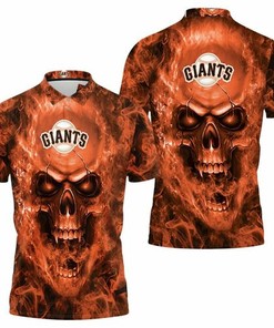 San Francisco Giants Mlb Fans Skull 3D All Over Print Polo Shirt is perfect for any San Francisco Giants supporter
