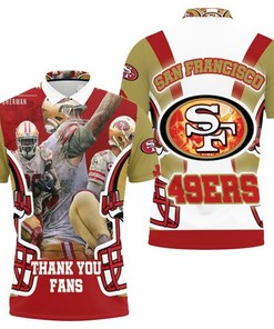 Say thank you with San Francisco 49ers Thank You Fans 3D All Over Print Polo Shirt