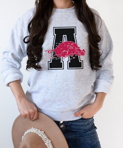 Score A Touchdown With Throwback Arkansas Razorback Apparel Sweatshirts, Crewnecks, Hoodies, And Shirts