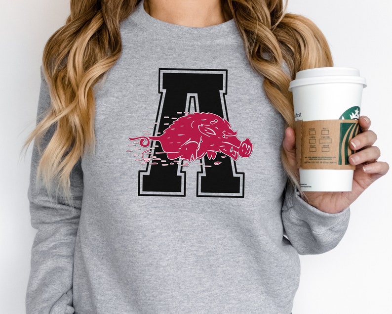 Score A Touchdown With Throwback Arkansas Razorback Apparel Sweatshirts, Crewnecks, Hoodies, And Shirts - Image 3