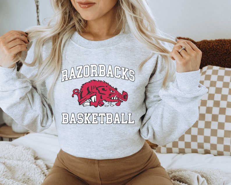 Score Big With Arkansas Razorbacks Basketball Apparel Sweatshirt, Crewneck, Hoodie, And More - Image 3