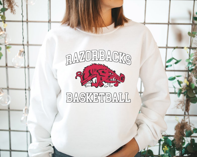 Score Big With Arkansas Razorbacks Basketball Apparel Sweatshirt, Crewneck, Hoodie, And More - Image 4