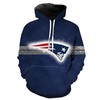Score Big with New England Patriots Football 3D Hoodie