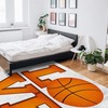 Score Big with Our Cool 3D Basketball Sport Rug for Kids and Teens - Shop Now and Add to Your Basketball Rug Collection