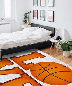 Score Big with Our Cool 3D Basketball Sport Rug for Kids and Teens - Shop Now and Add to Your Basketball Rug Collection