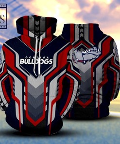 Score with Style with Gonzaga Bulldogs Men Basketball NCAA 3D Hoodie