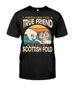 Scottish Fold Cat T-Shirt - A Cute And Comfy Addition To Your Cat Clothing Collection