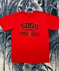 Sdsu Aztecs Graphic T-Shirt Hoodie Y2K Style Full-Size Gift For Ncaa Fans
