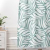Sea Green Botanical Shower Curtain in Boho Style, Perfect Bathroom Decor for Nature Lovers, Bath Curtain