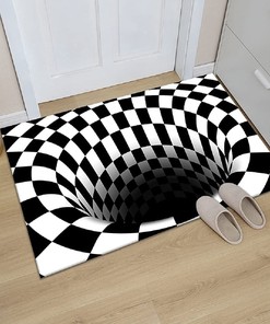 Sea Stones Print Memory Foam Bathroom Carpet - Stepping on the Rocks to a Relaxing Bath Experience