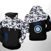 Seattle Mariners All Over Print Camo Team 3D Hoodie Zipper