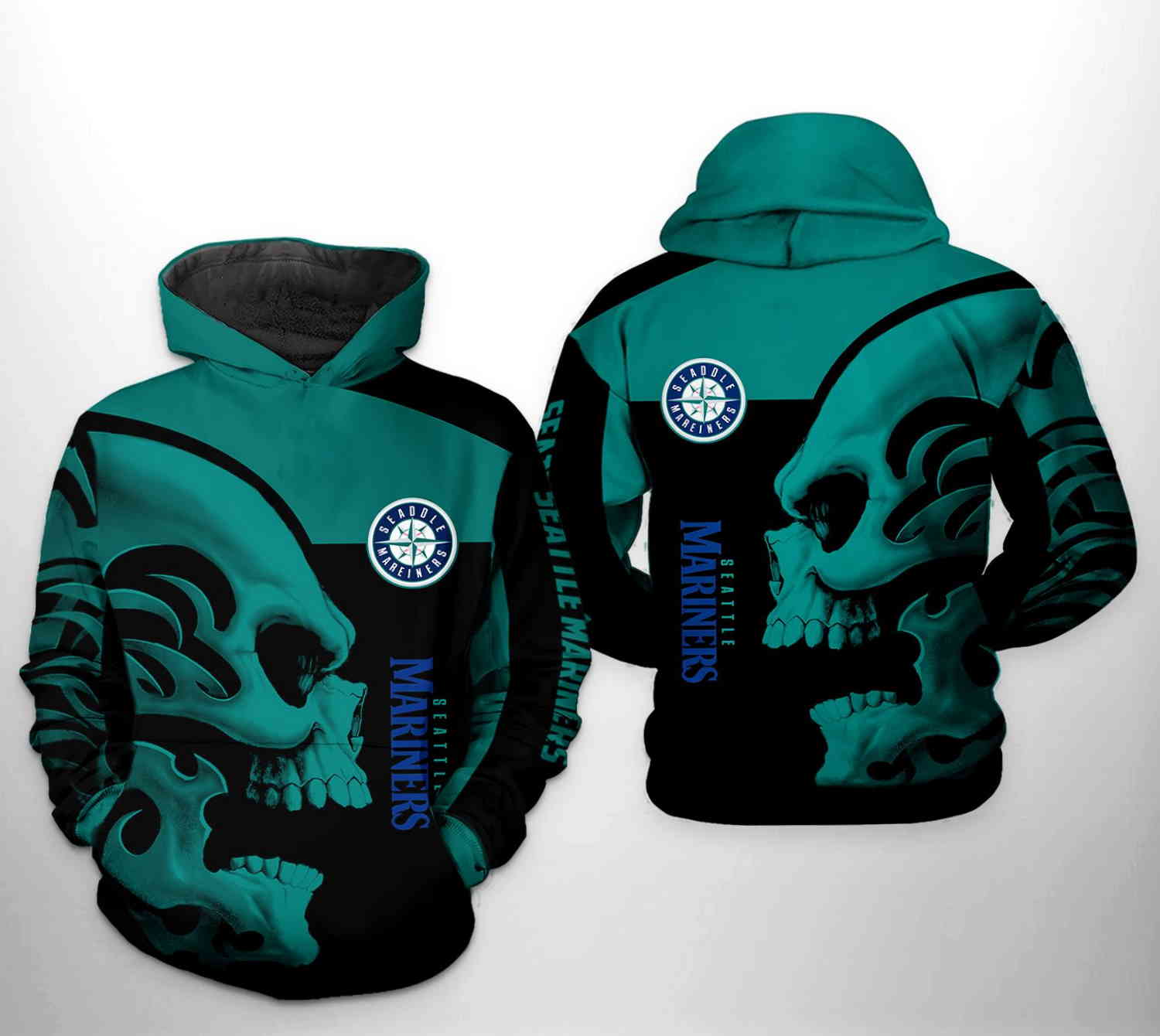 Seattle Mariners MLB All Over Print Hoodie