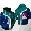 Seattle Mariners MLB Classic All Over Print 3D Hoodie