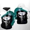 Seattle Mariners MLB Skull Punisher 3D Hoodie