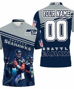 Seattle Seahawks Best Players 2020 NFL Season Nfc West Champs with Personalized 3D All Over Print Polo Shirt