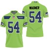 Seattle Seahawks Bobby Wagner #54 NFL American Football Legend Polo Shirt with Polo Collar