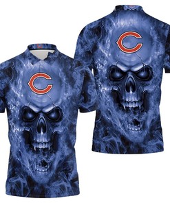 Seattle Seahawks NFL Fans Rejoice: Skull Design 3D All Over Print Polo Shirt