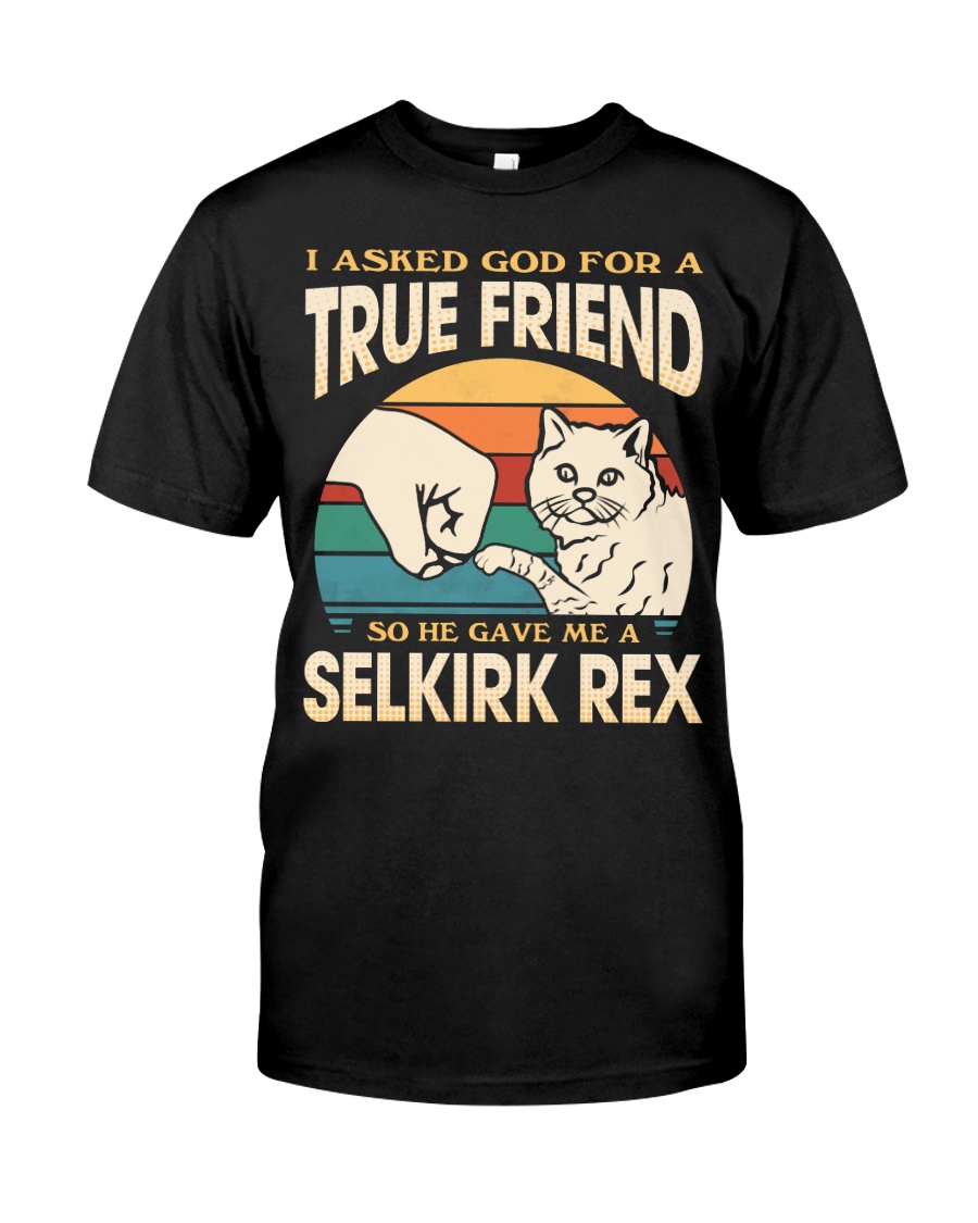 Selkirk Rex Cat T-Shirt - A Perfect Gift For Cat Lovers