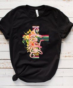 Serape Cross Faith Christian T-Shirt - Sublimation Design