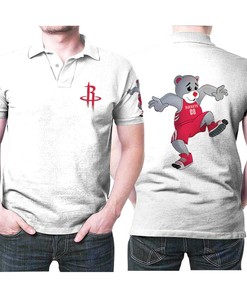 Shoot Some Hoops with the Houston Rockets Classic Mascot Logo Polo Shirt