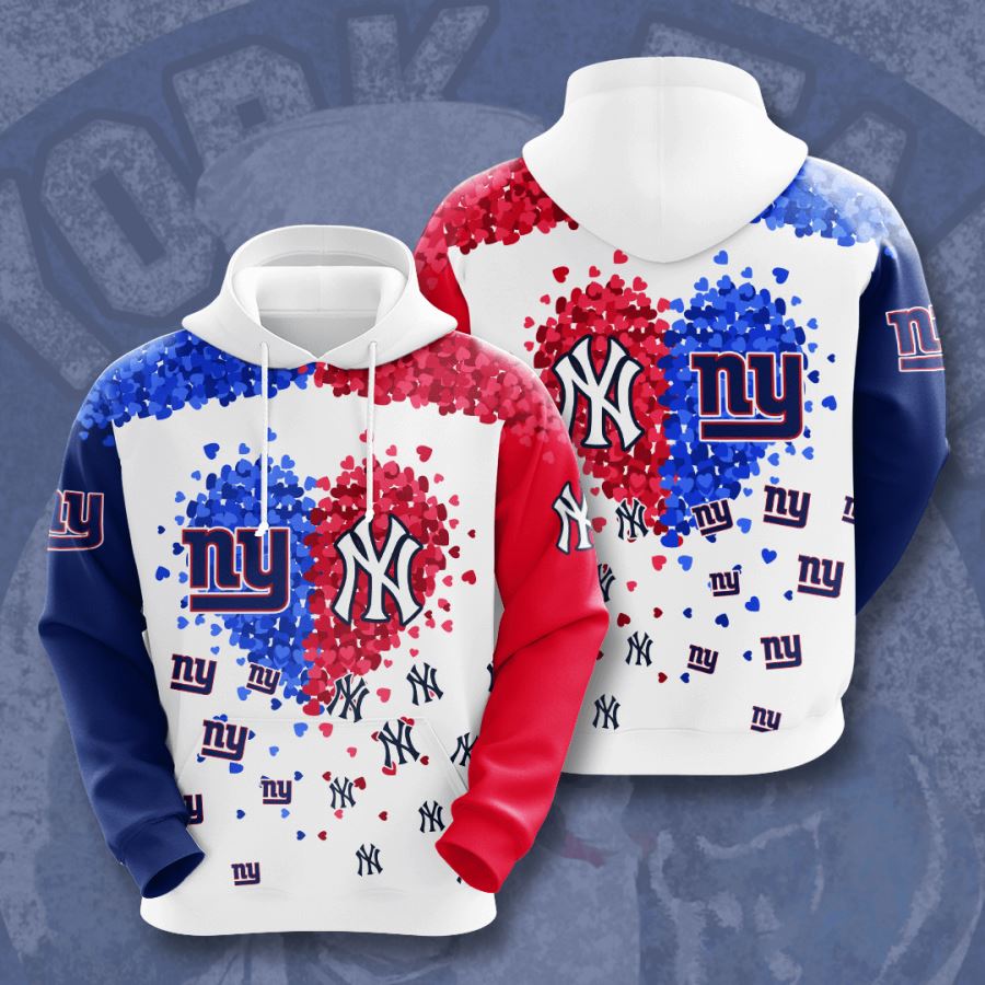 Shout Your Patriotism with New York Giants Custom Sport All Over Print Hoodie 3D